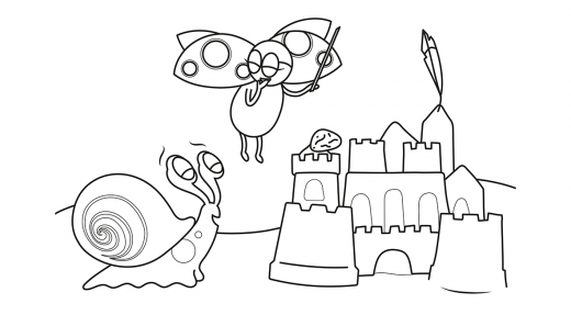 kolorowanka Baczne Oczka