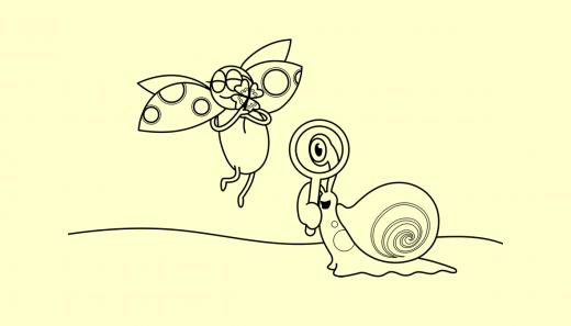 Baczne Oczka kolorowanka elektroniczna