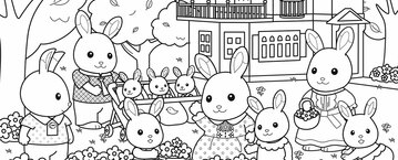 Rodzina Czekoladowych Królików