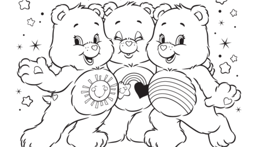  Trzy Troskliwe Misie - kolorowanka elektroniczna dla dzieci 