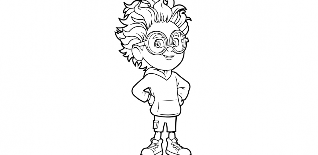 Kolorowanka Staś i fajna babcia